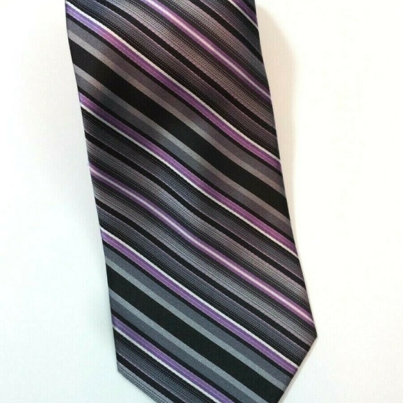 Joseph and Feiss Other - Joseph and Feiss International Tie Purple Gray